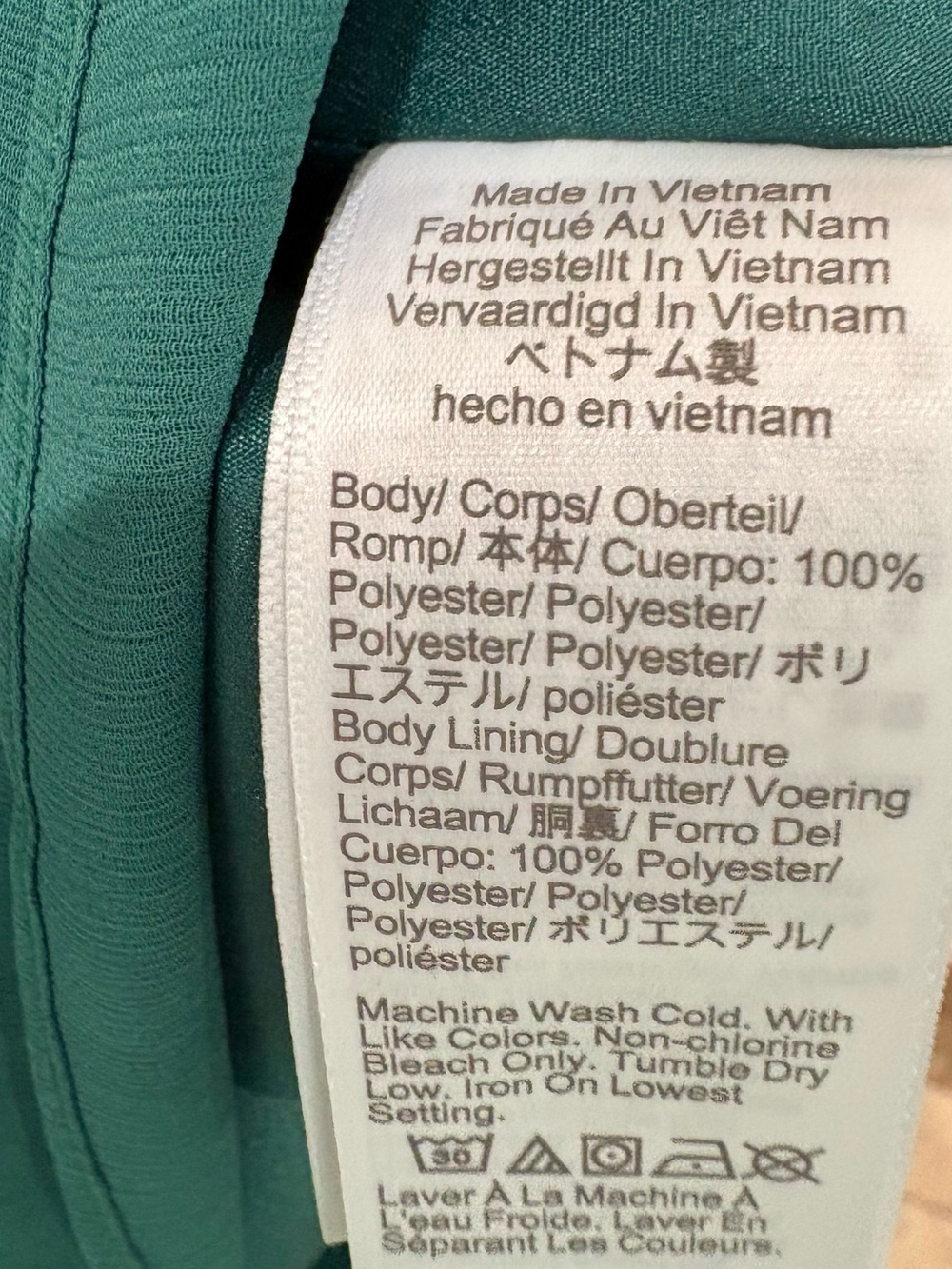J. Crew Factory Emerald Ruffle V-Neck Blouse - Picture 3 of 3